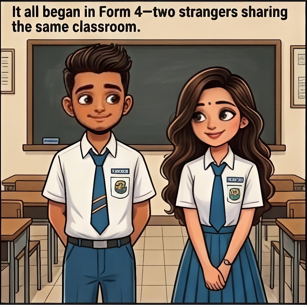 Two strangers, Form 4 classmates